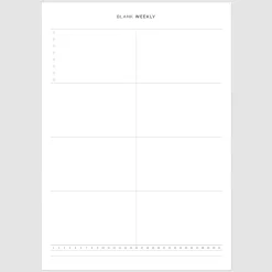 Blank Planning Notepad