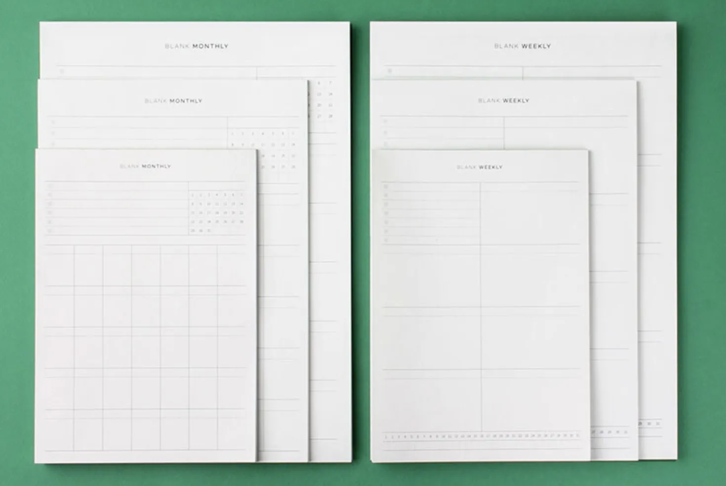 Blank Planning Notepad