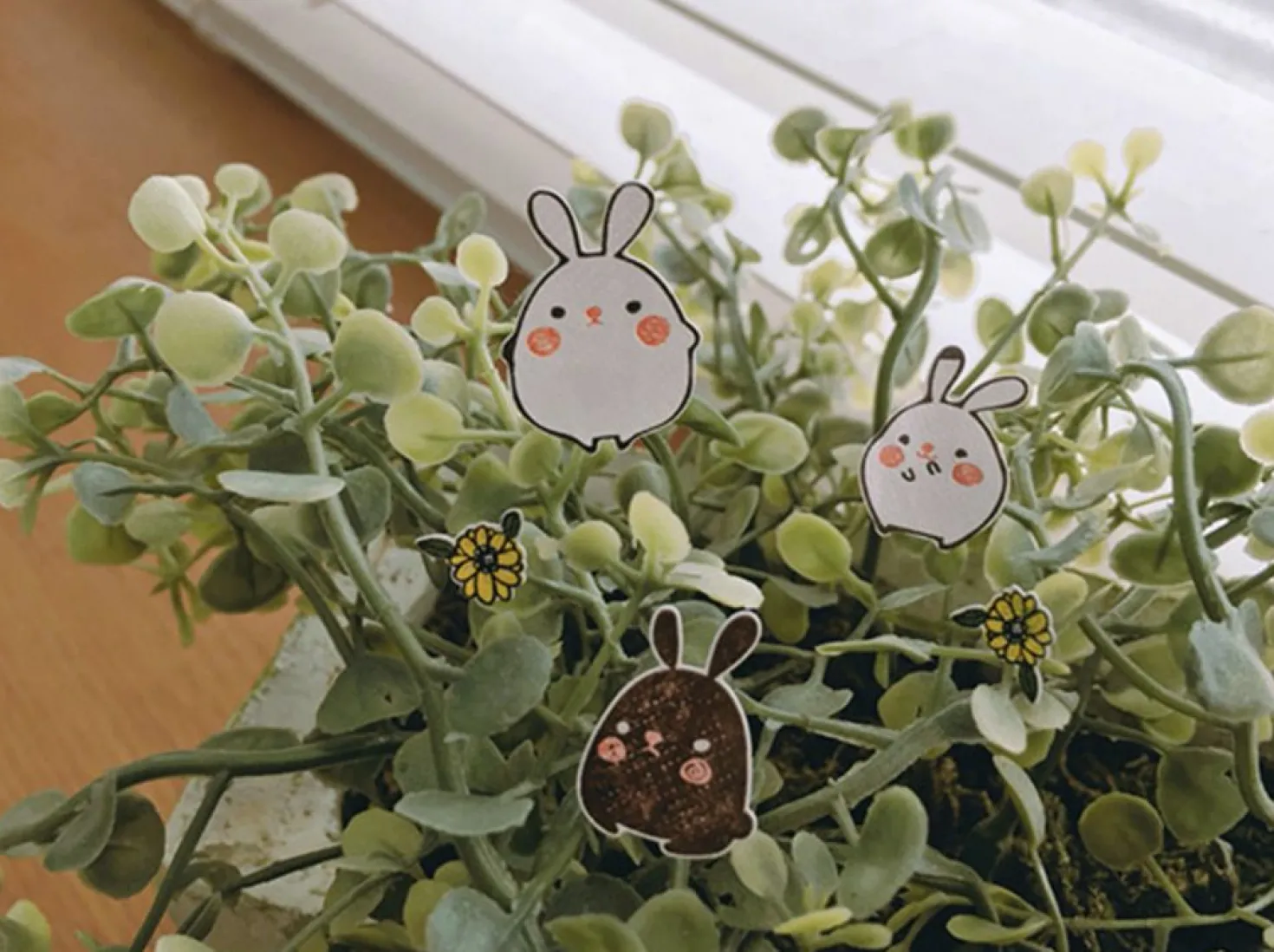 Bonny Bunny Hanji Sticker Set
