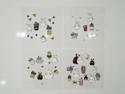 Bonny Bunny Hanji Sticker Set