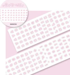 Bubble Alphabet Kiss Cut Tape