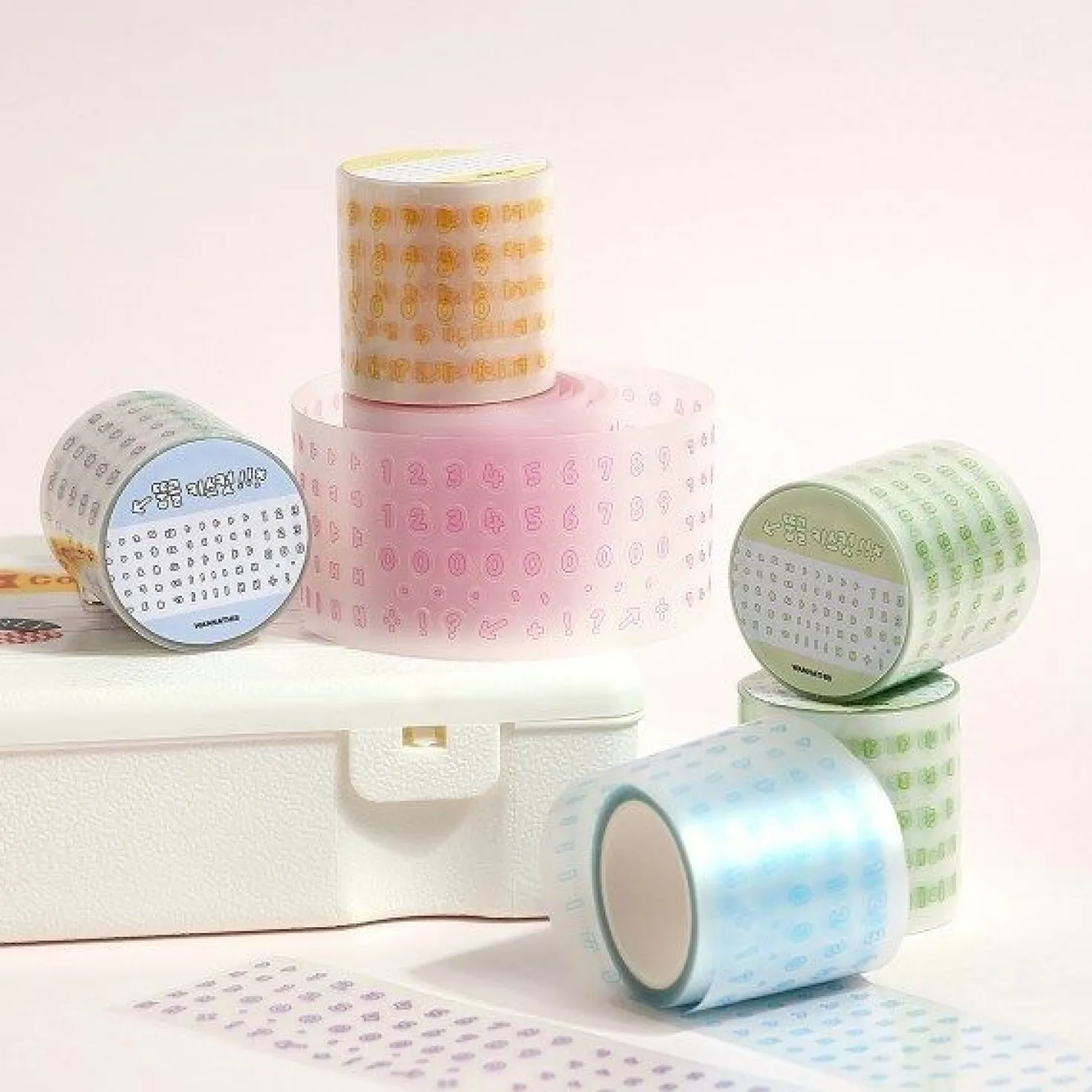 Bubble Hangul Kiss Cut Deco Tape