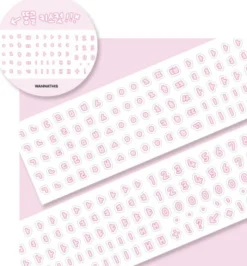 Bubble Hangul Kiss Cut Deco Tape