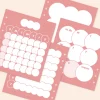 Bubble 6 Ring A6 Wide 2 Month Planner Refill