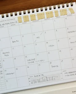 Bucket Book Tracker Calendar
