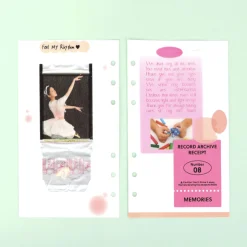 Bulk 6 Ring A6 Plain Note Refill
