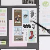 Bulk Sticker Book 6 Ring A5 Refill
