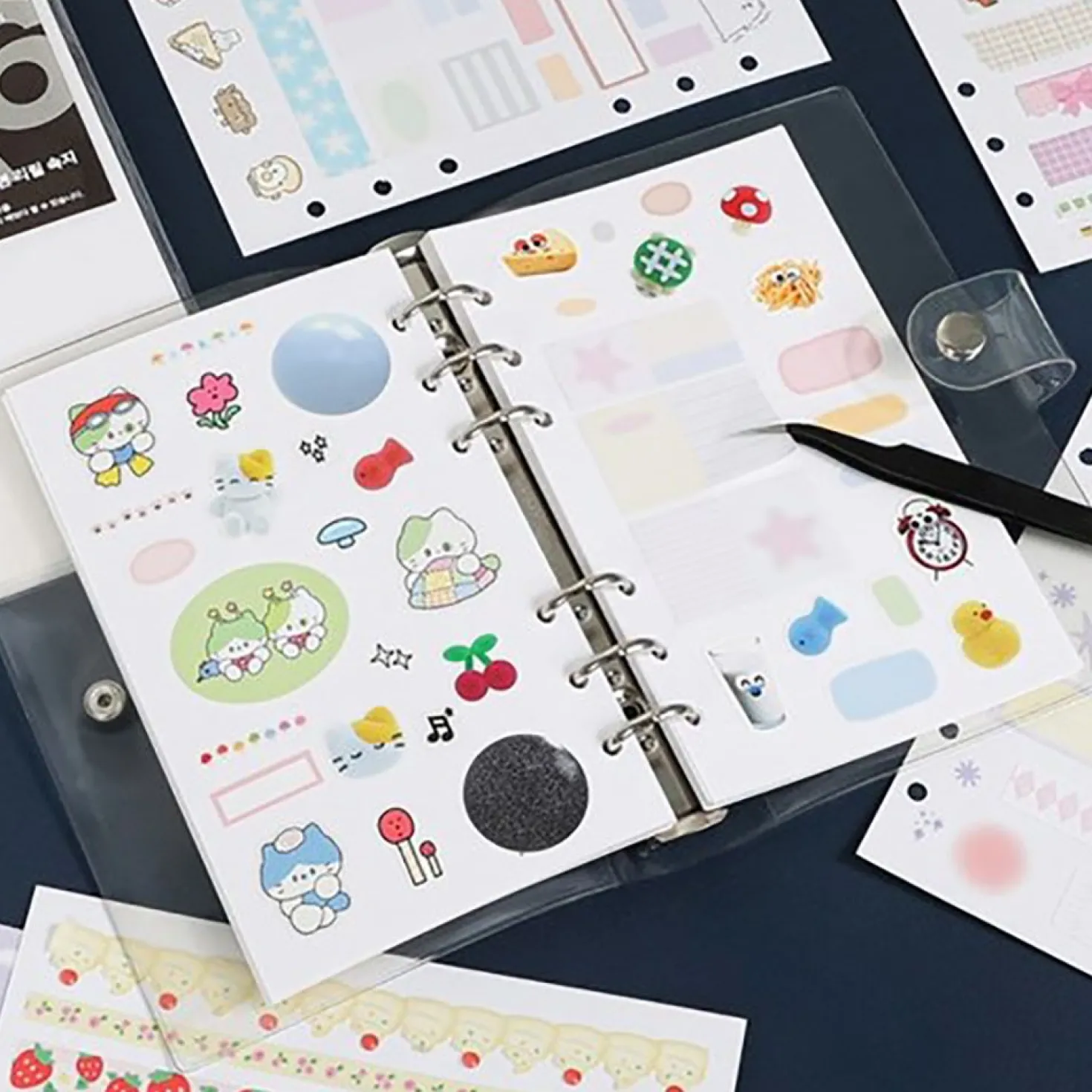 Bulk Sticker Book 6 Ring A5 Refill
