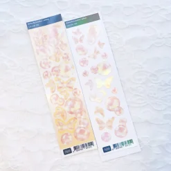 Butterfly Bubble Hologram Slim Sticker