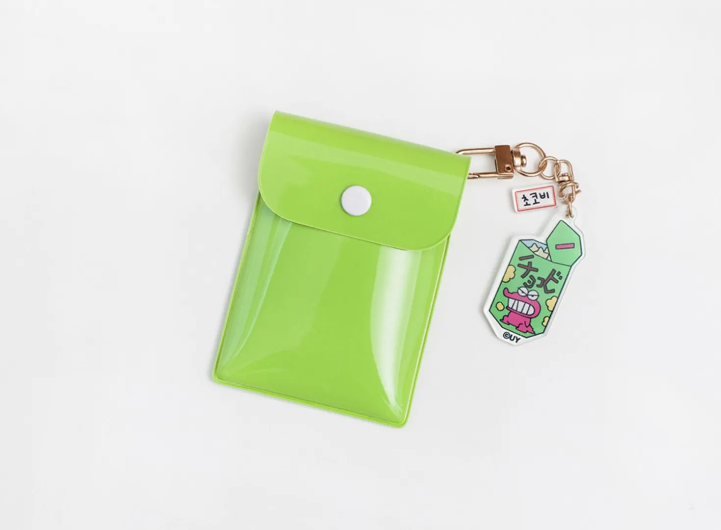 Button PVC Card Case
