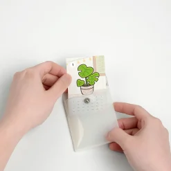 Button PVC Card Case