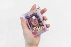 Button PVC Card Case