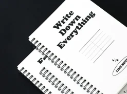 B&W A5 Spiral Notebook