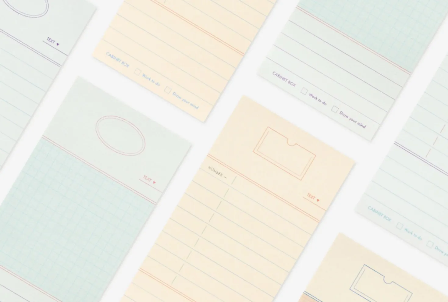 Cabinet Themed Notepad