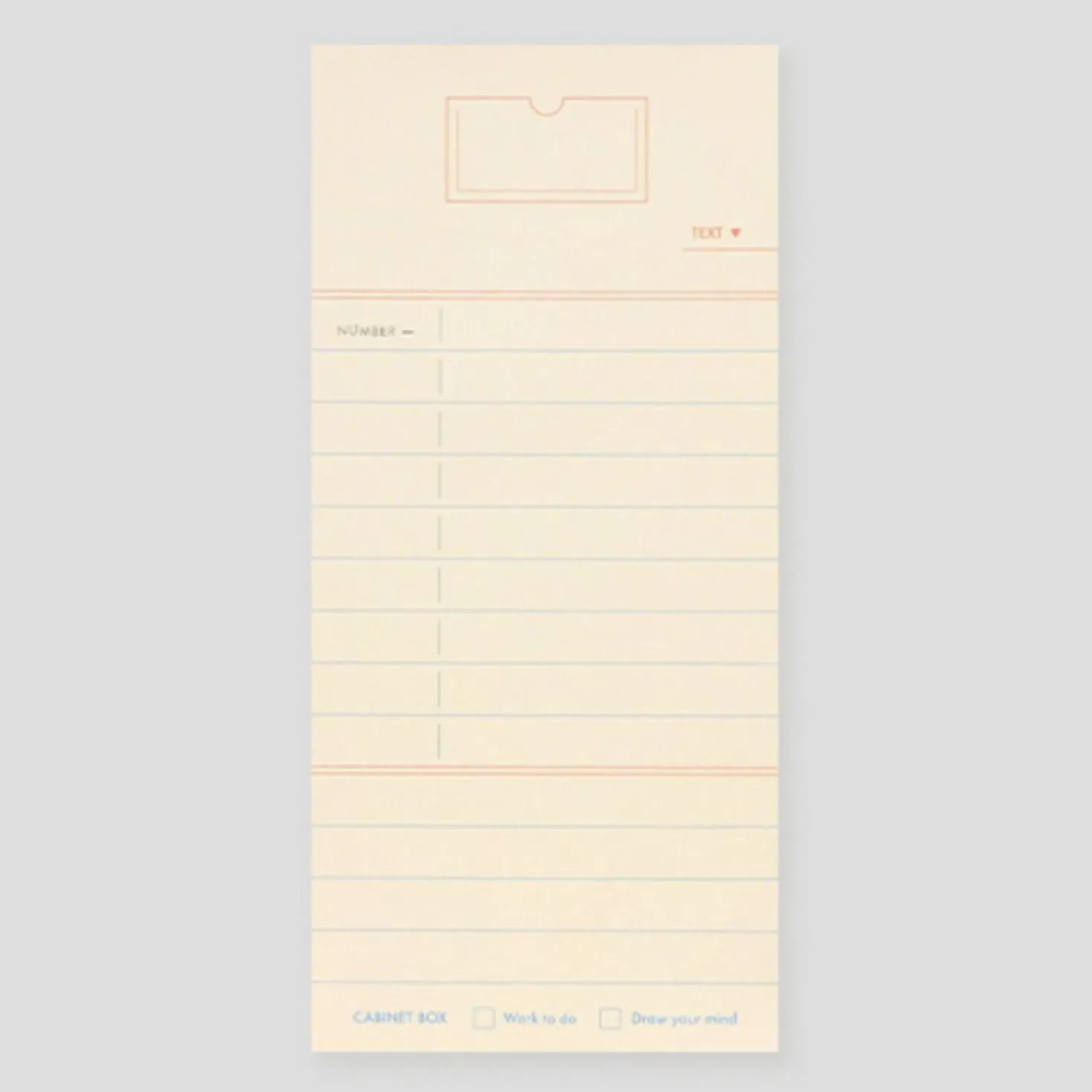 Cabinet Themed Notepad