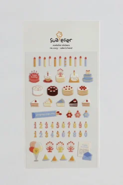 Cake is Here! Deco Sticker