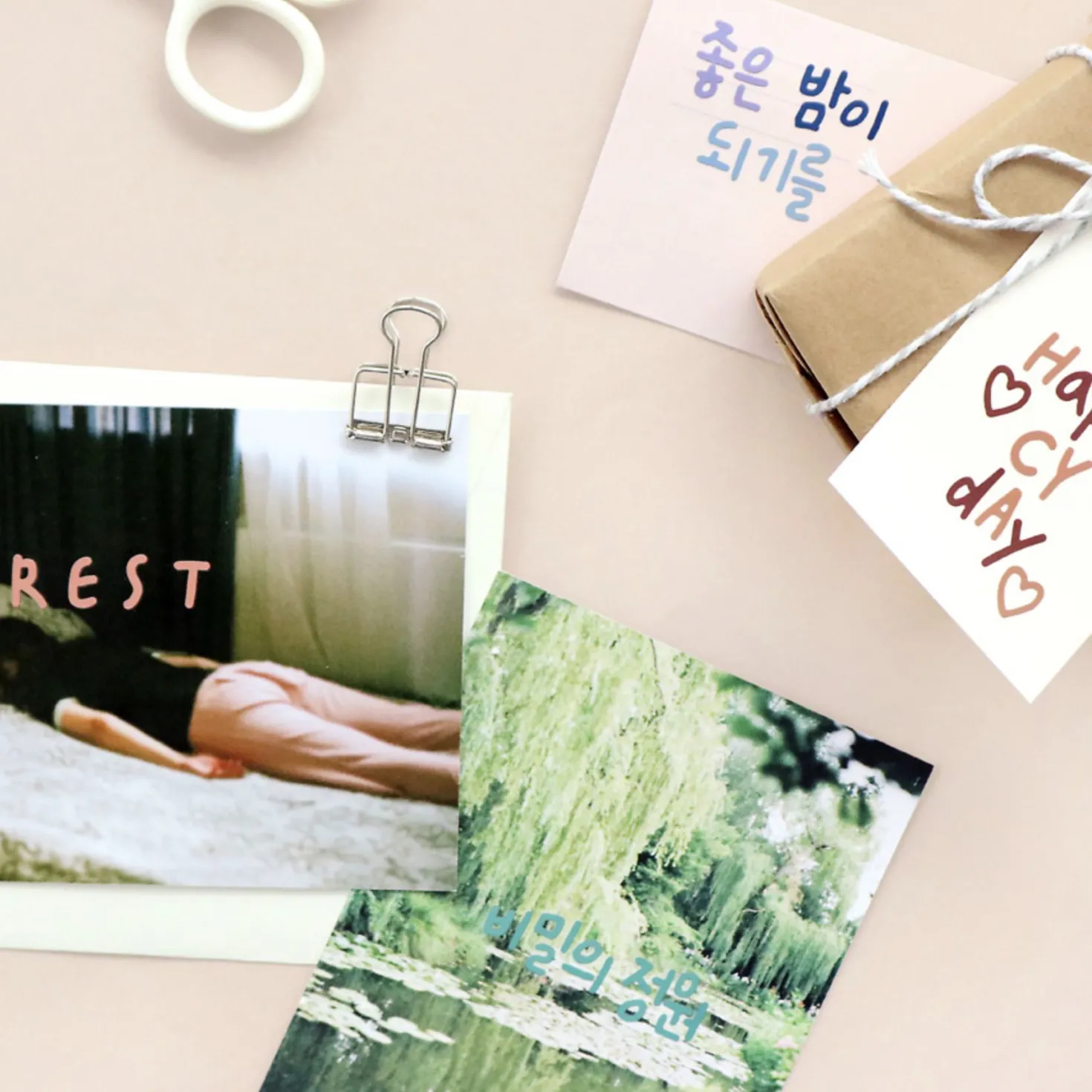 Calligraphy Alphabet&Number Sticker Set