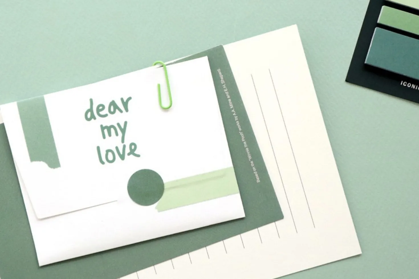 Calligraphy Alphabet&Number Sticker Set