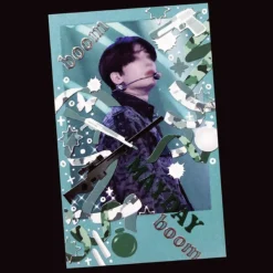 Camouflage Confetti Slim Sticker