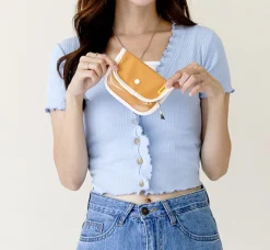 Canvas Slim Card Pouch