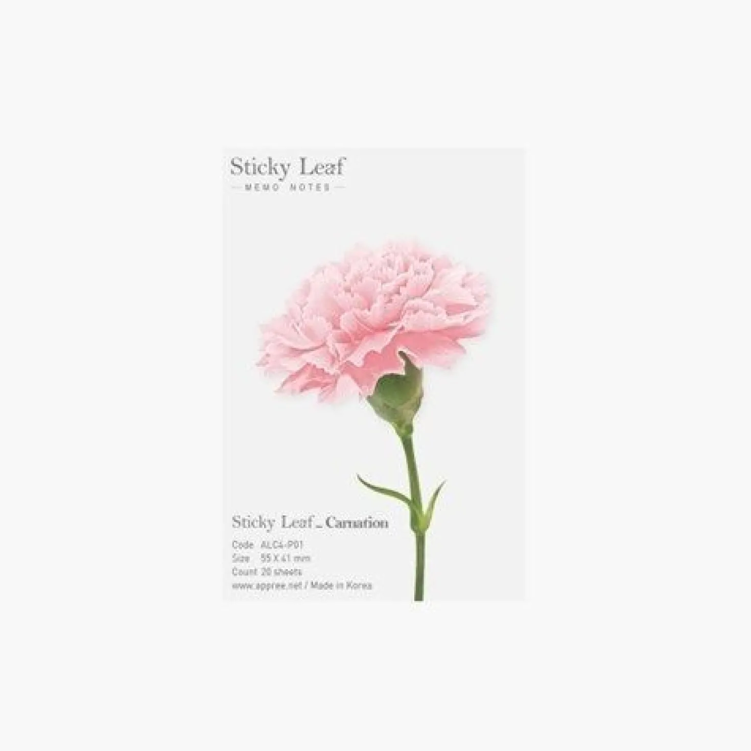 Carnation Sticky Note