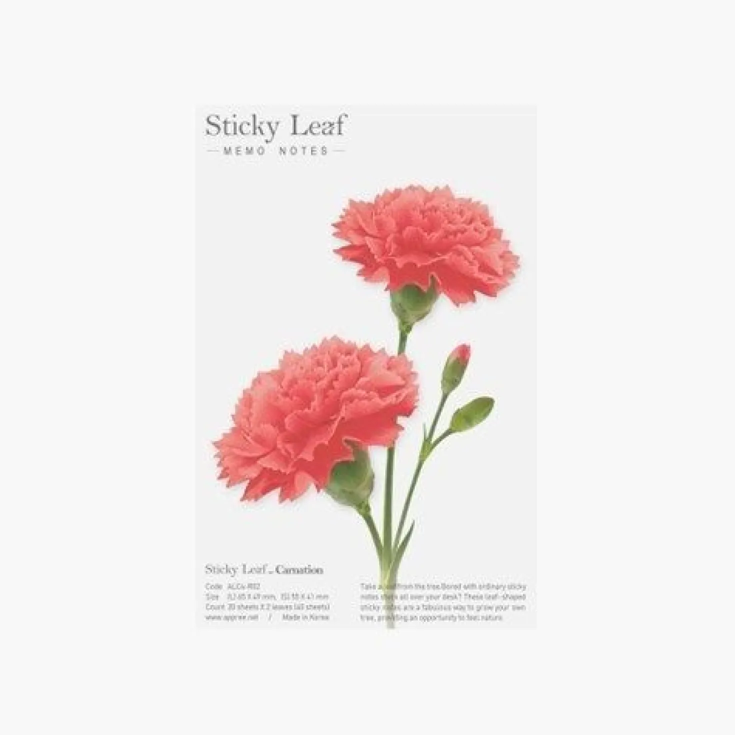 Carnation Sticky Note