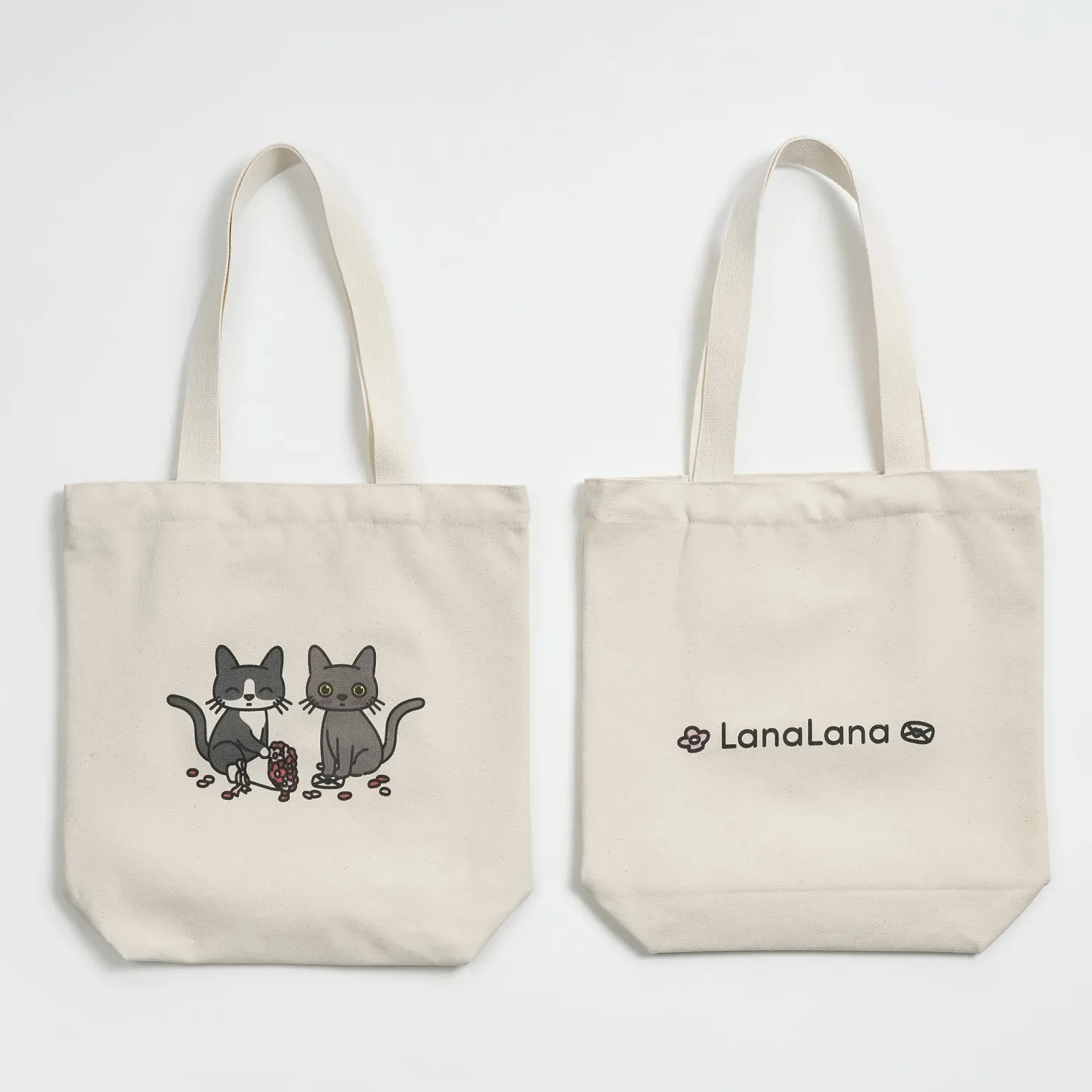 Cat Couple Tote Bag