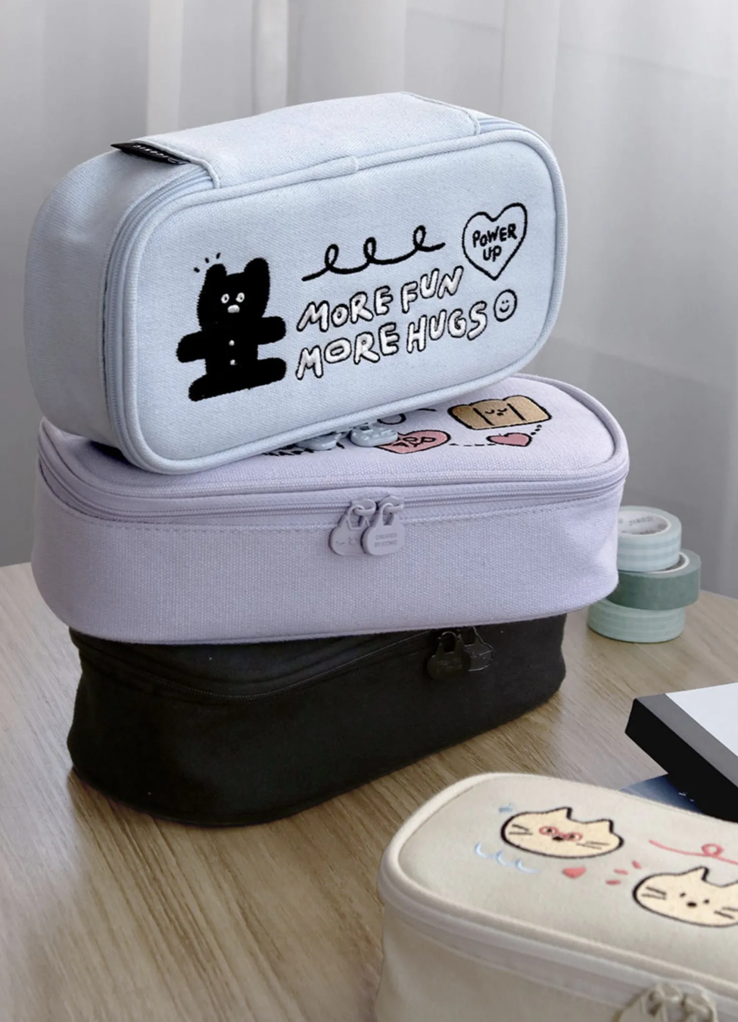 Cat Doodle Pen Pouch