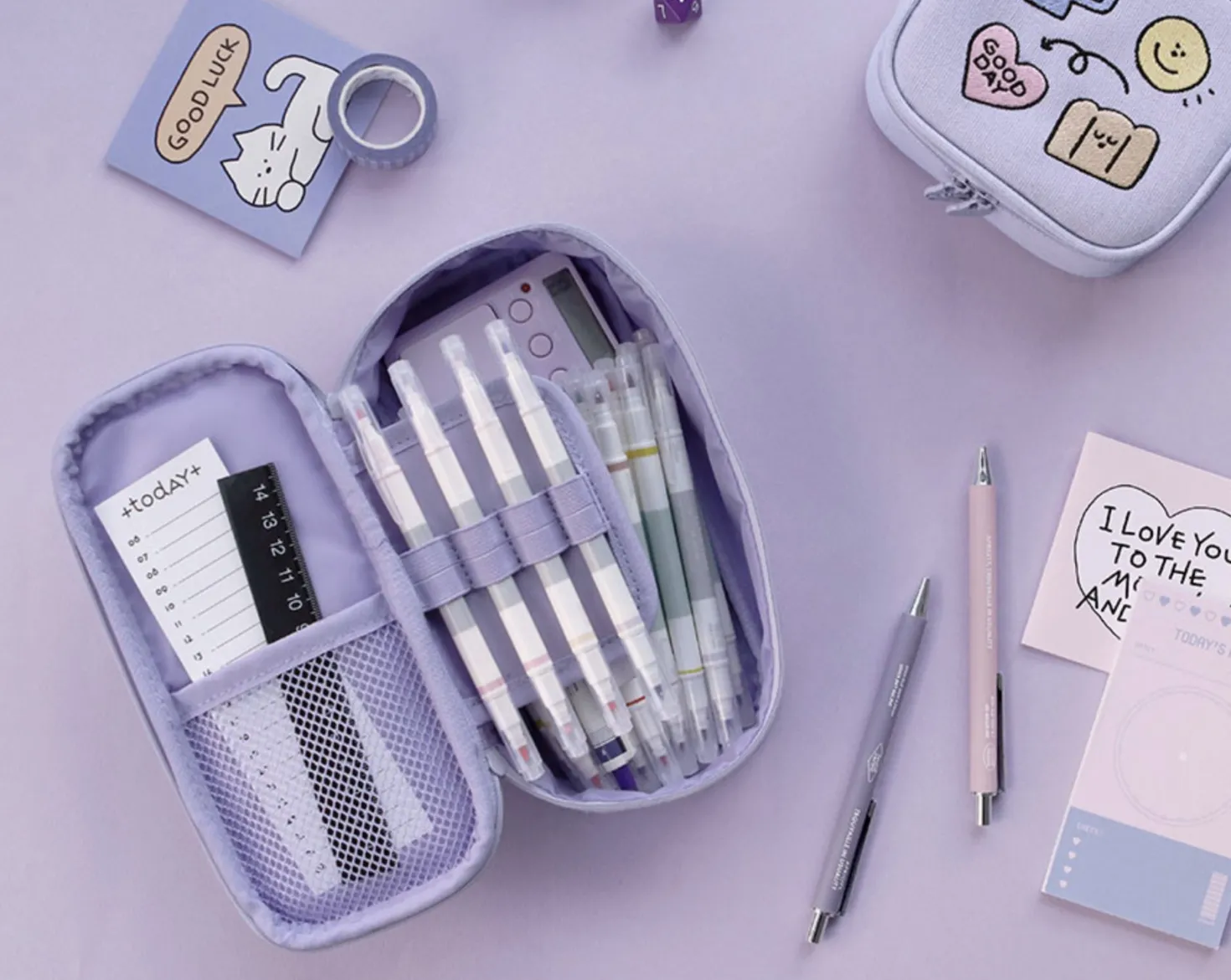 Cat Doodle Pen Pouch