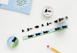 Cat Illustration Masking Tape