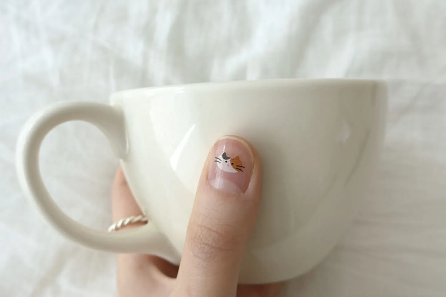 Cat Nail Deco Sticker