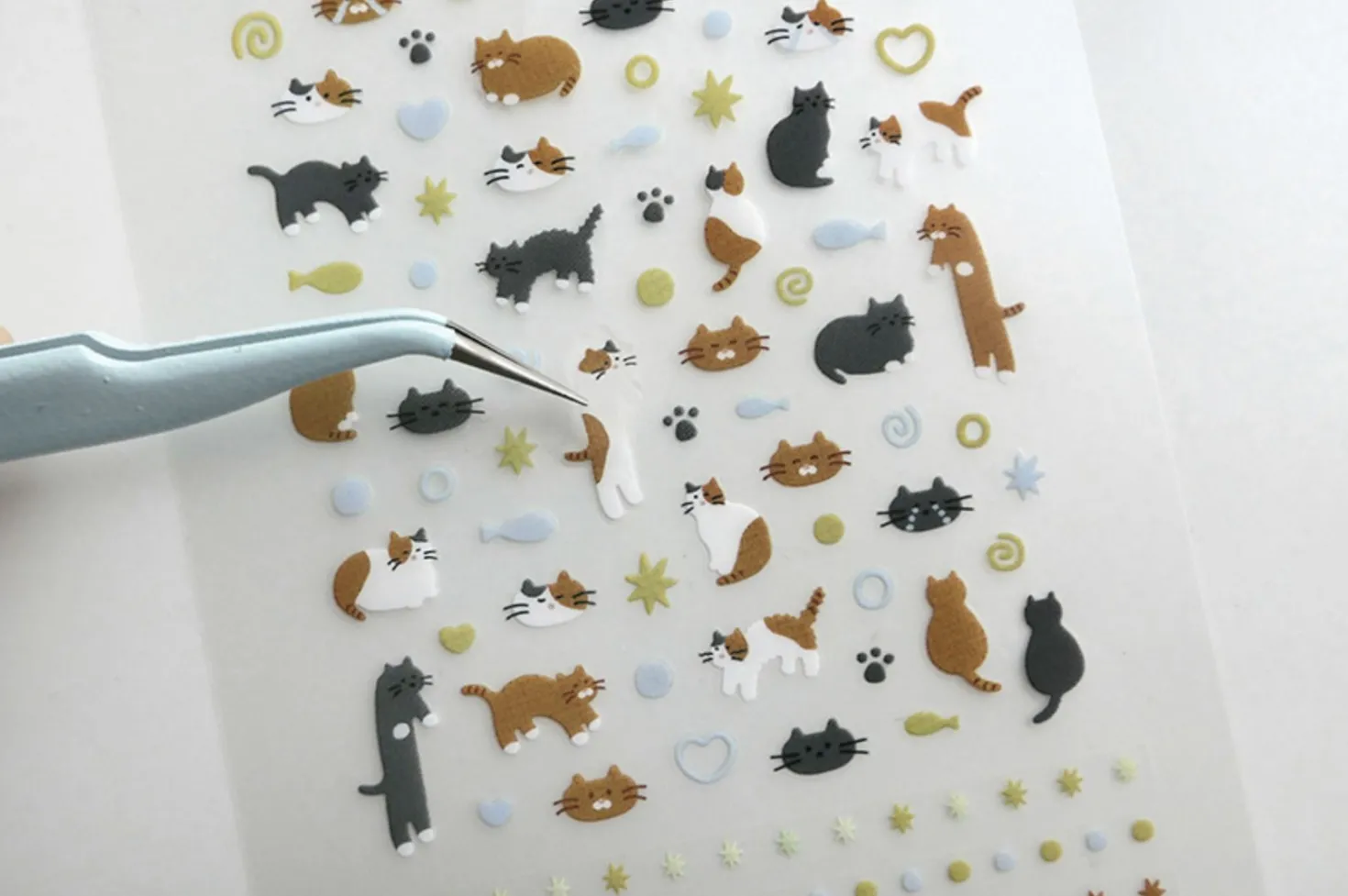 Cat Nail Deco Sticker