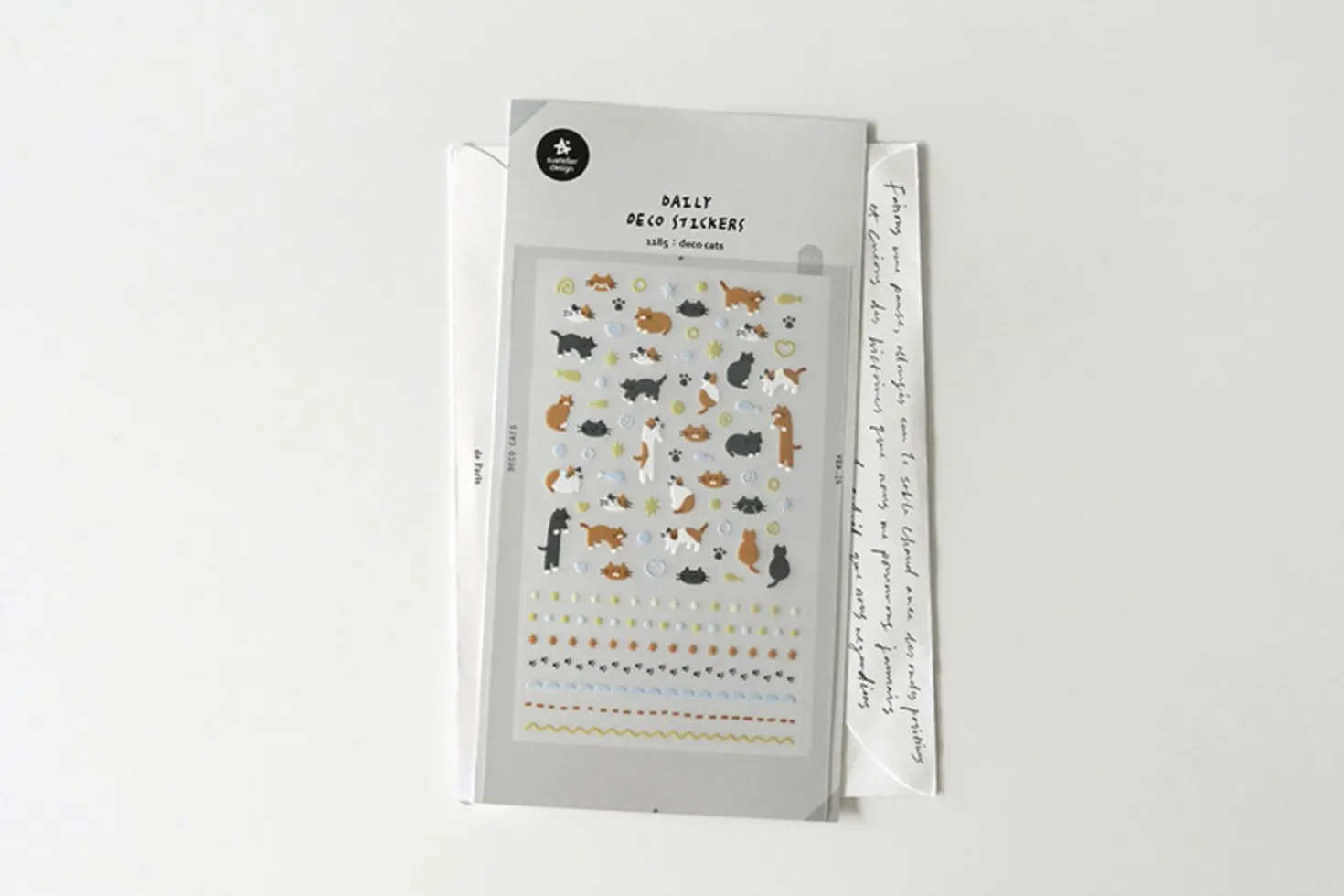 Cat Nail Deco Sticker