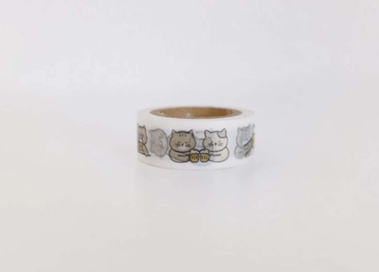 Cat's Beer Time Masking Tape