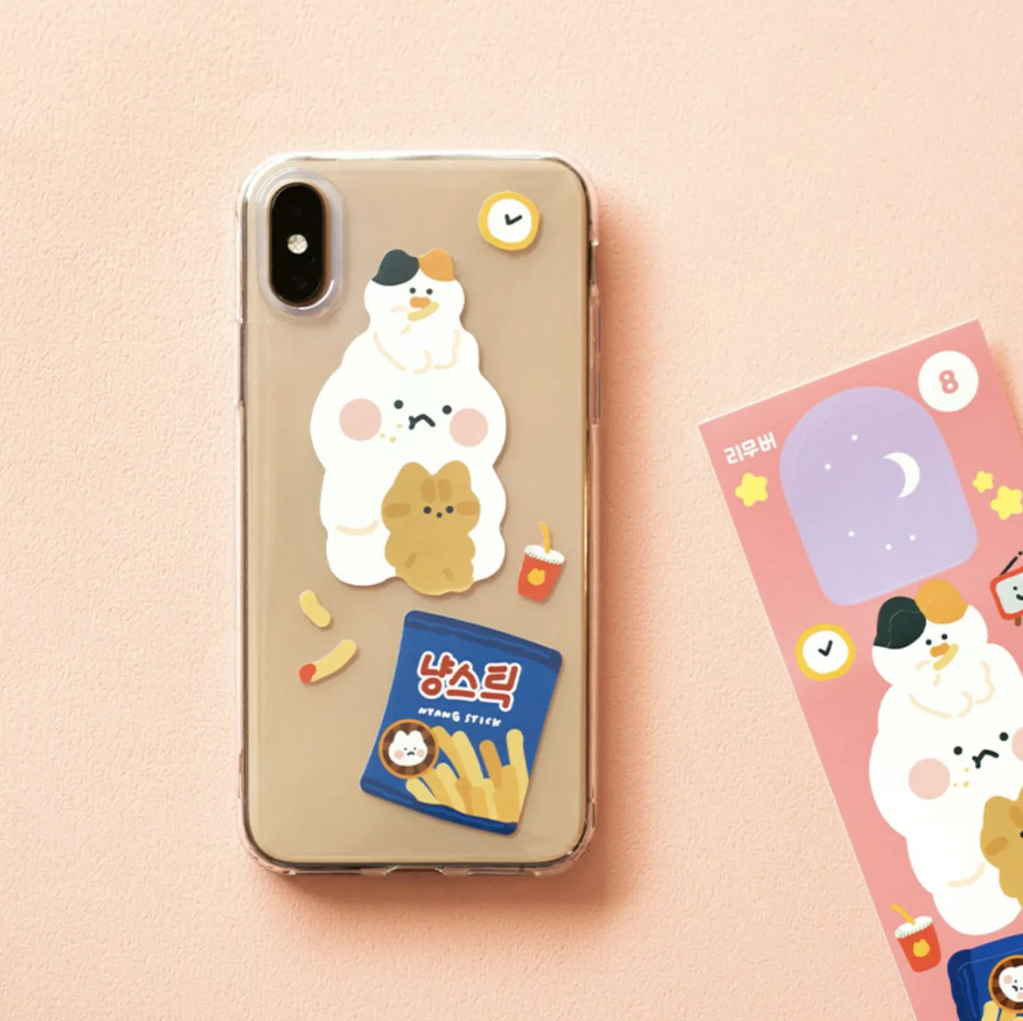 Cat's Daily Life Removable Sticker