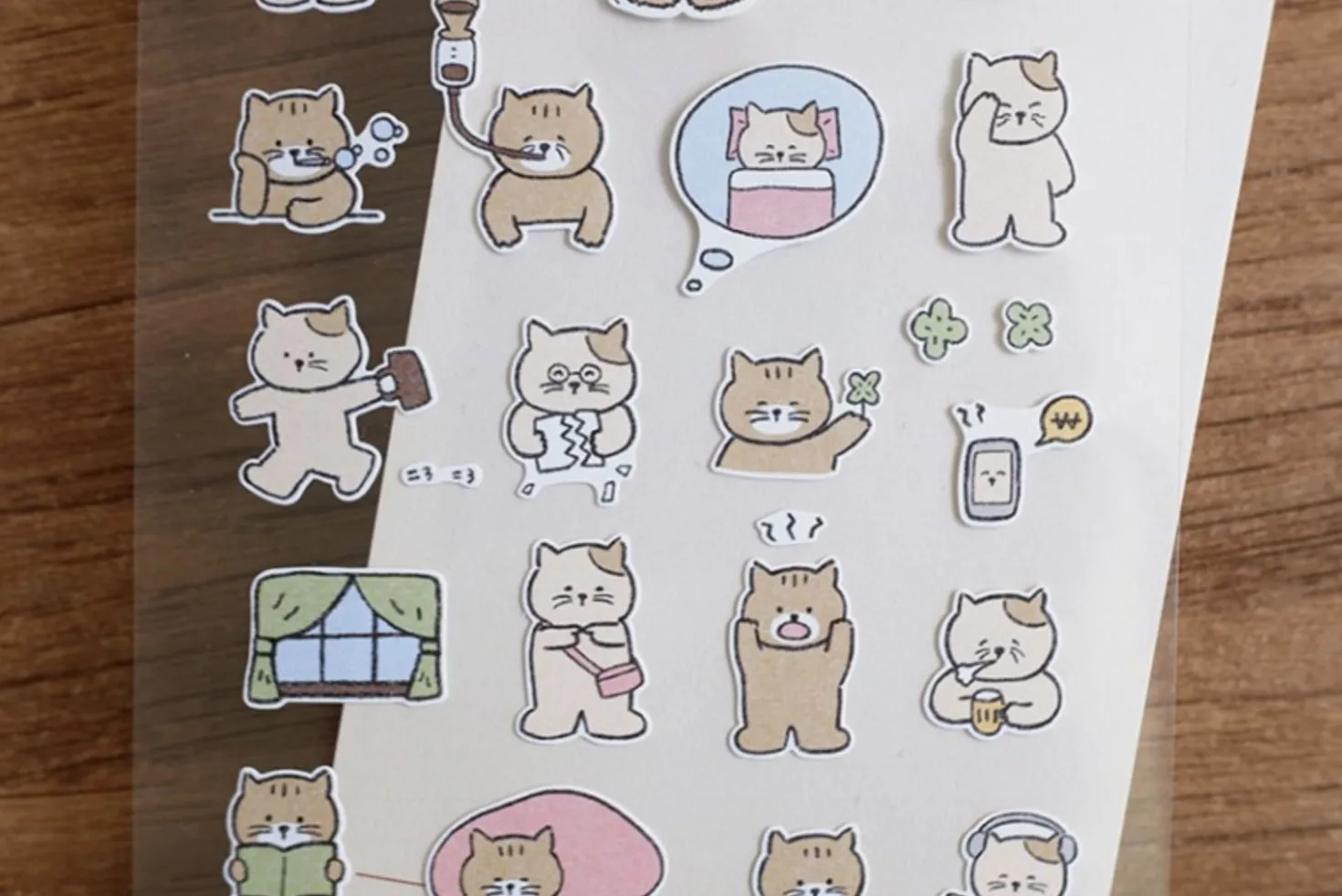 Cat's Day Deco Sticker v2