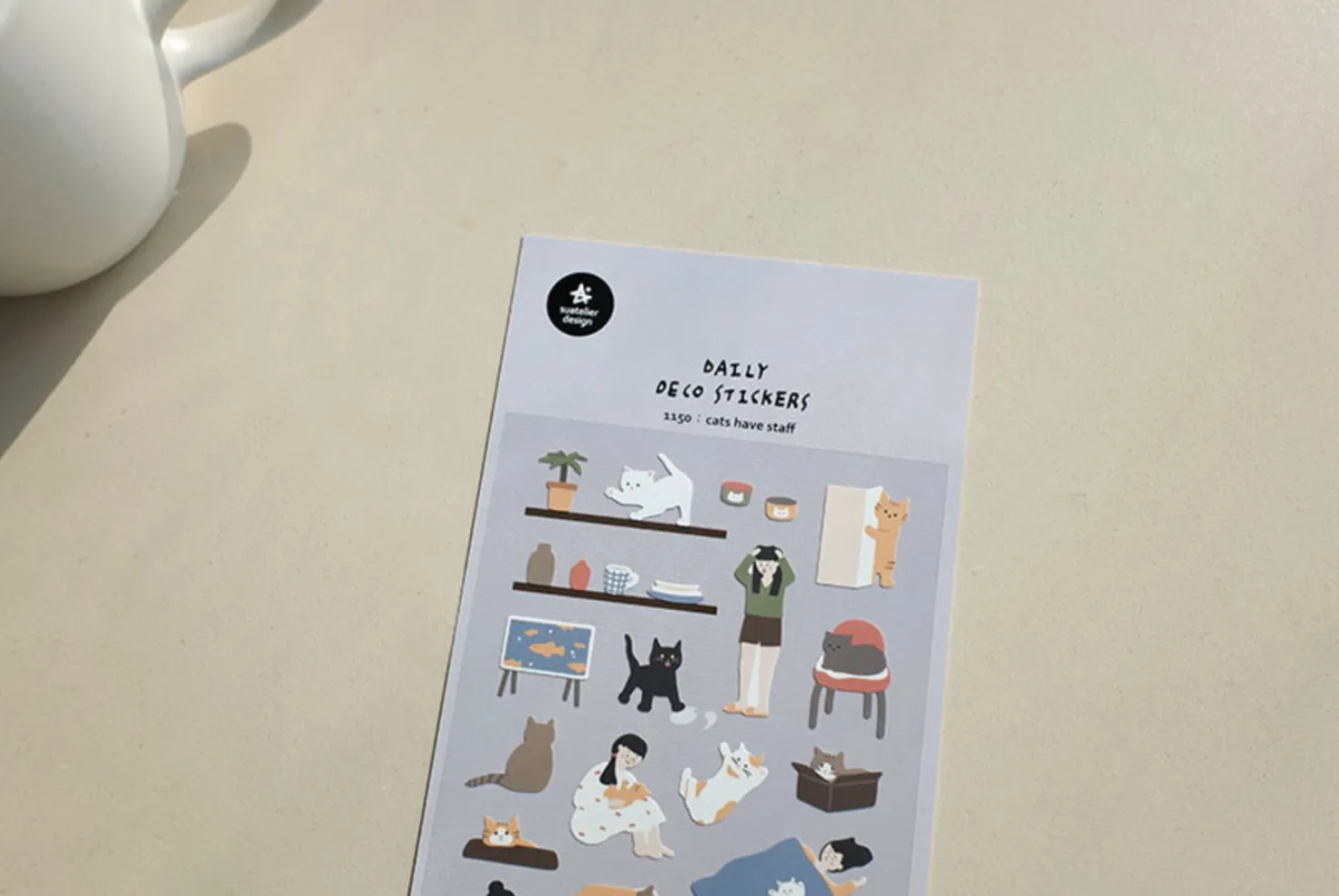 Cats Have Staff Deco Sticker