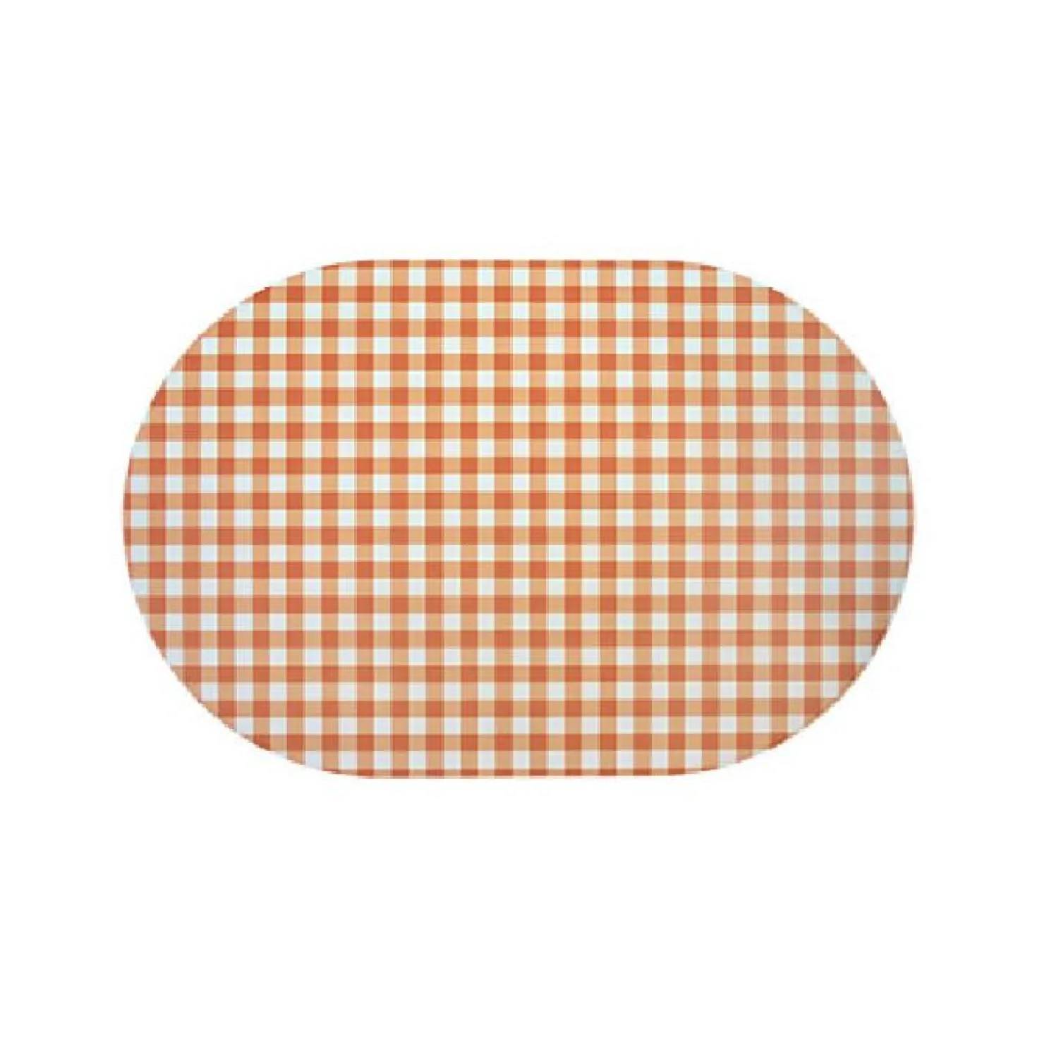 Checkered Vegan Leather Placemat