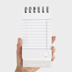 Checklist Spiral Standing Notebook