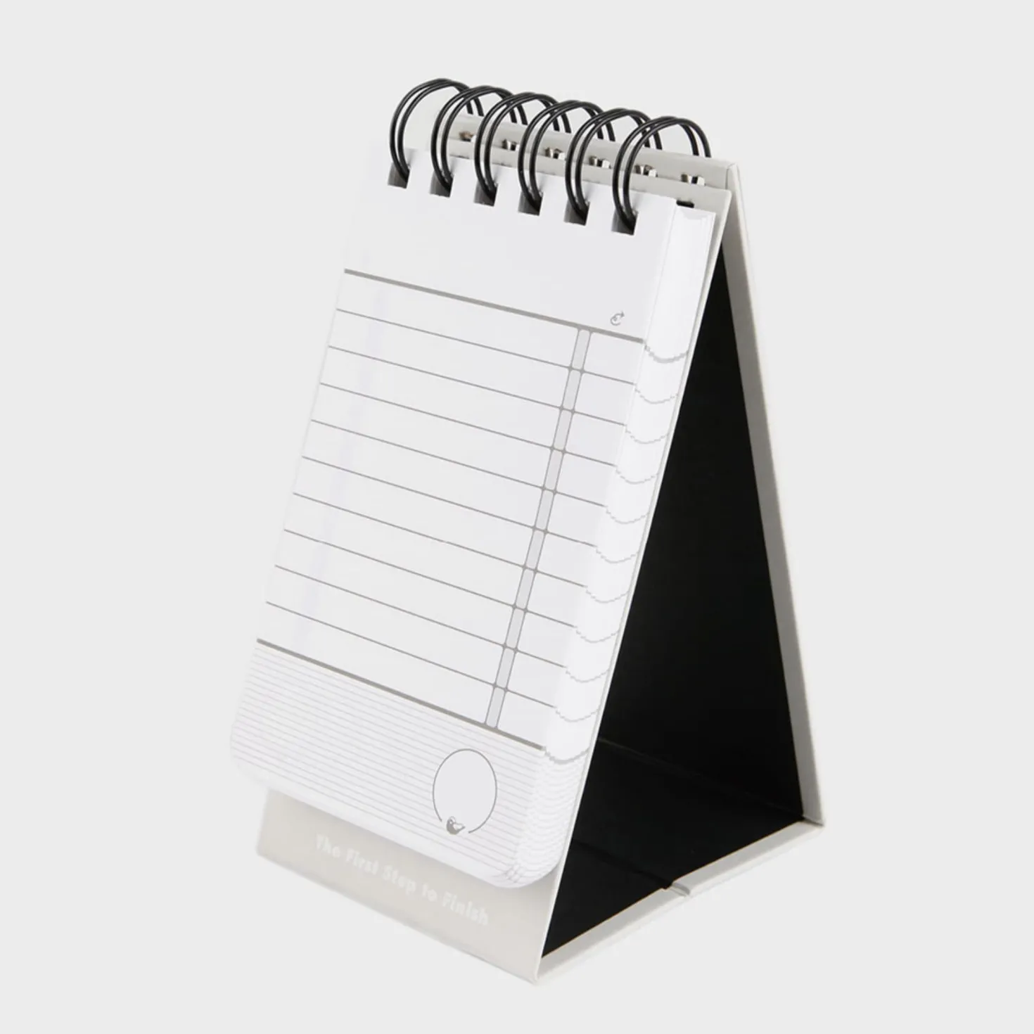 Checklist Spiral Standing Notebook