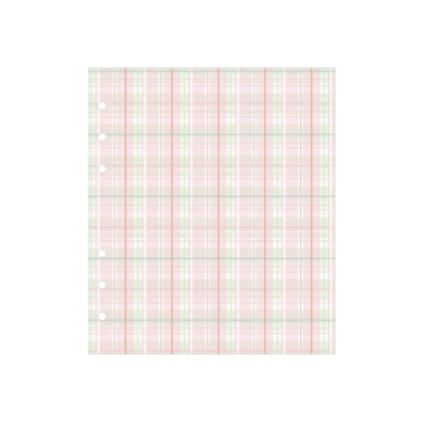 Check Pattern 6 Ring A6 Wide Note Refill