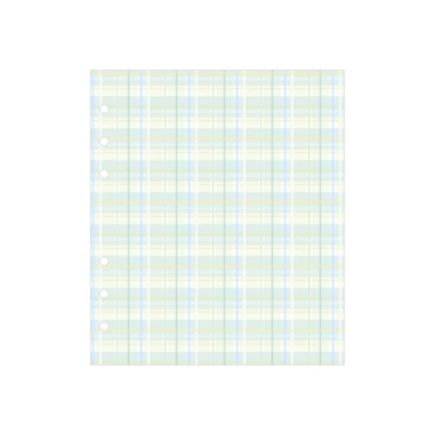 Check Pattern 6 Ring A6 Wide Note Refill