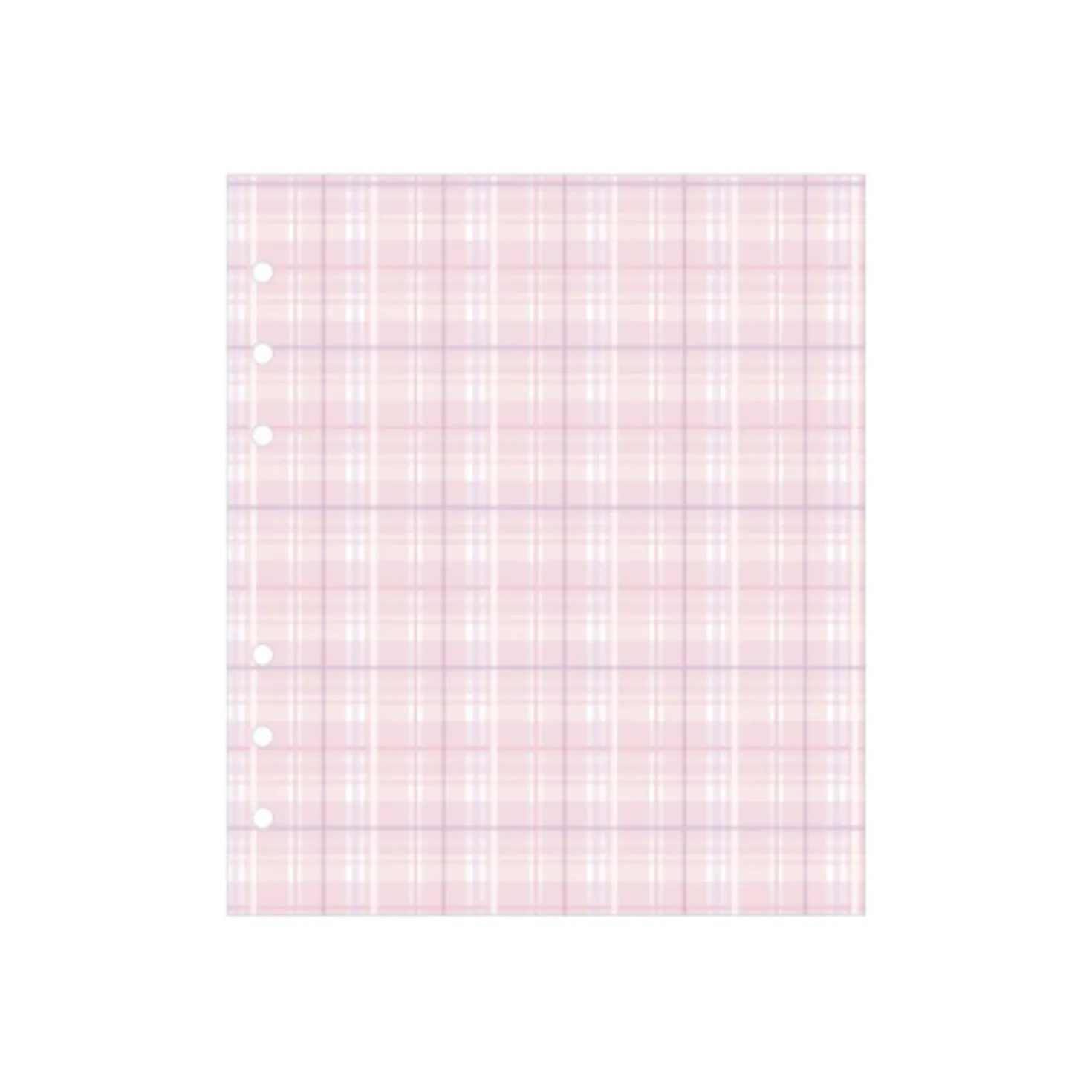 Check Pattern 6 Ring A6 Wide Note Refill