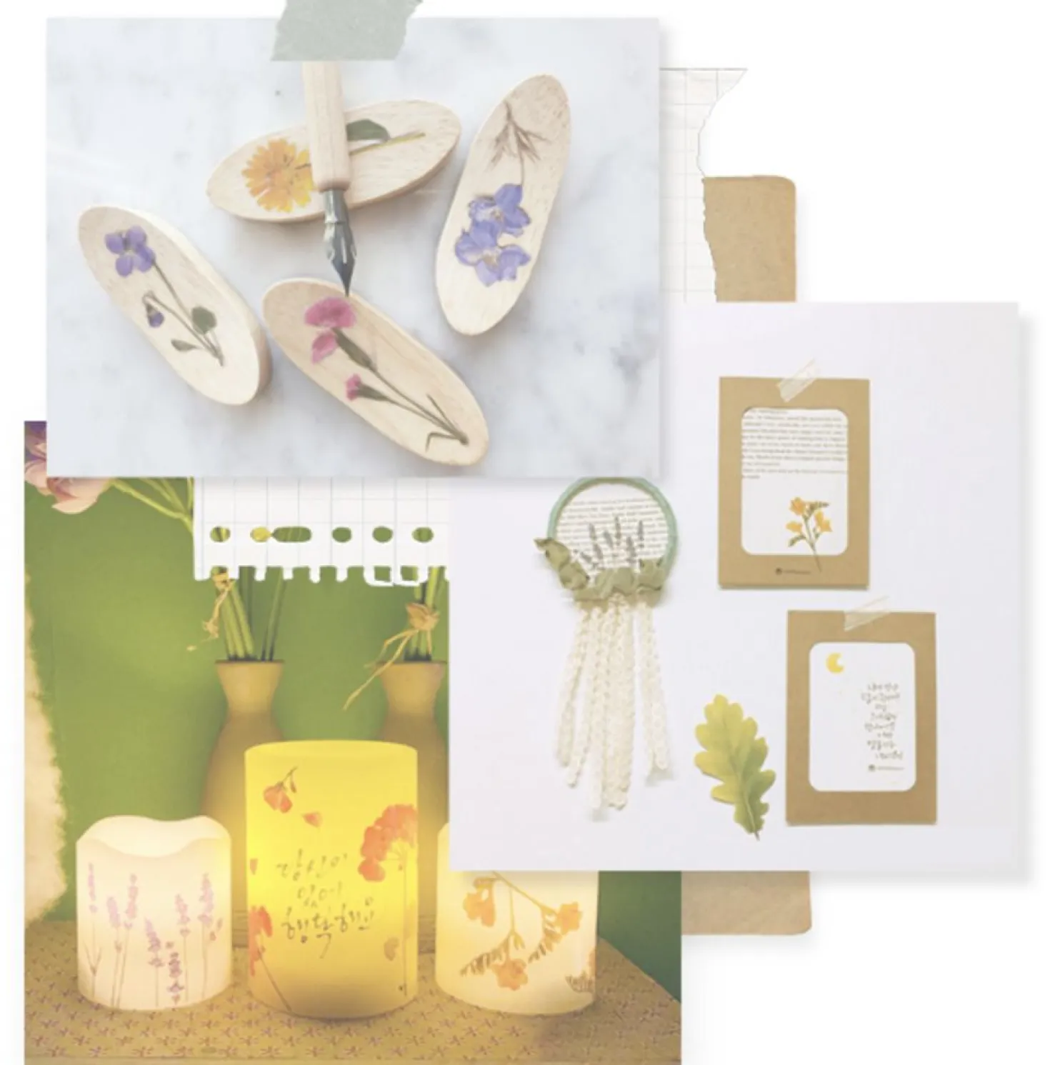 Cherry Blossom Pressed Flower Sticker