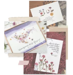 Cherry Blossom Pressed Flower Sticker