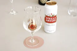 Circle Edge Leather Tea Coaster