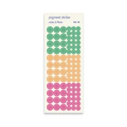 Circle Pigment See-through Sticker