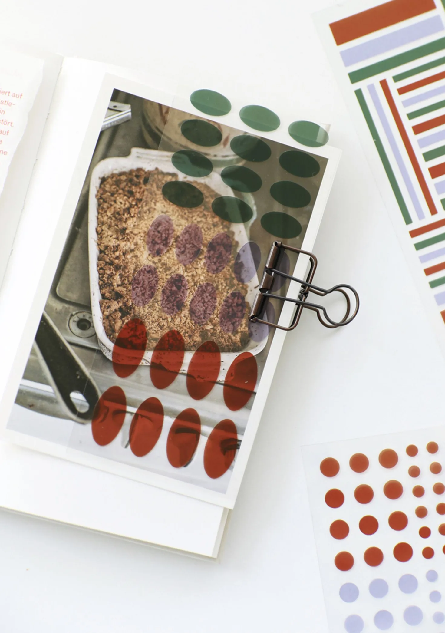 Circle Pigment See-through Sticker