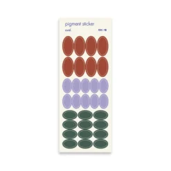 Circle Pigment See-through Sticker