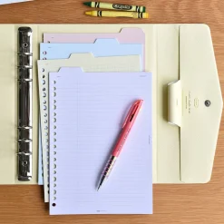 Classy Gentle 6 Ring A5 Binder